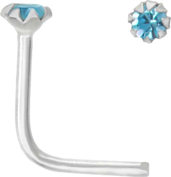Bijouteria Nasenpiercing (Kristall, Silber 925)