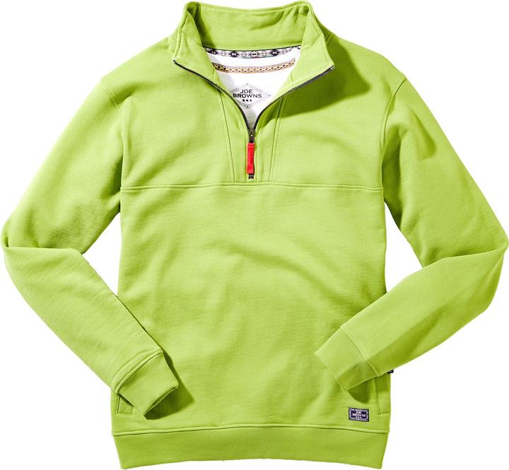 Actual product image Joe Browns Aztec Trim 1/4 Zip Sweatshirt (S)