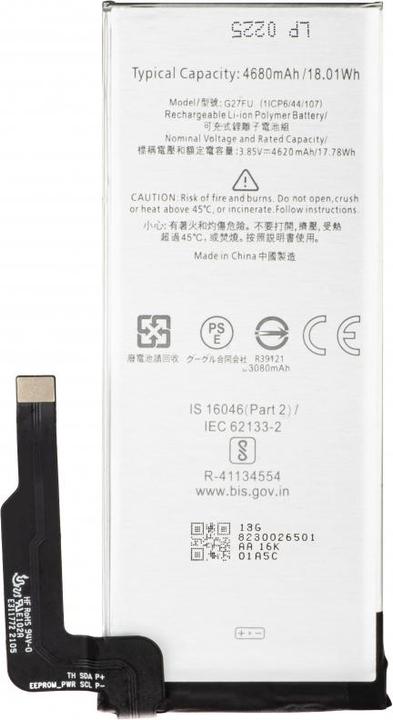 Actual product image Aftermarket Akku G27FU für Pixel 5a 5G