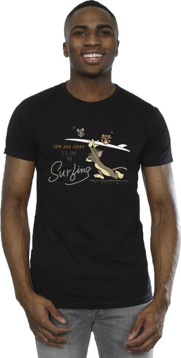 Immagine prodotto Tom & Jerry It's Time For Surfing Maglietta Uomo (5XL)