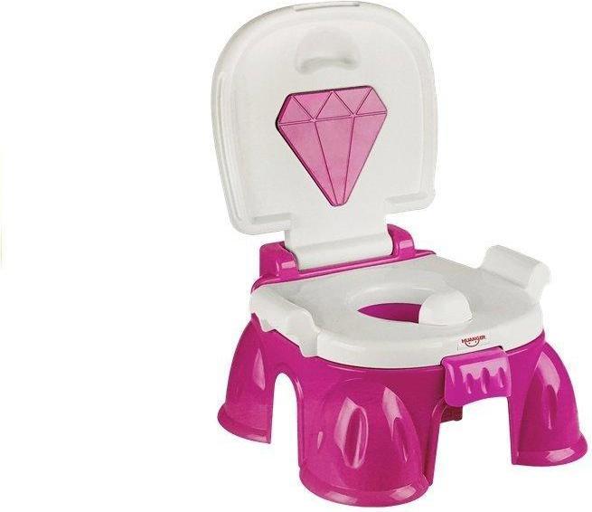 Image du produit Lean Toys Pot rose avec losange pour les tout-petits