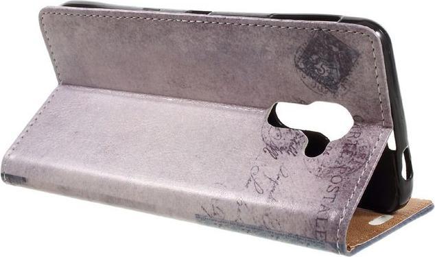 Image du produit MU Style Etui en cuir avec drapeau anglais et chat (DTEK60)