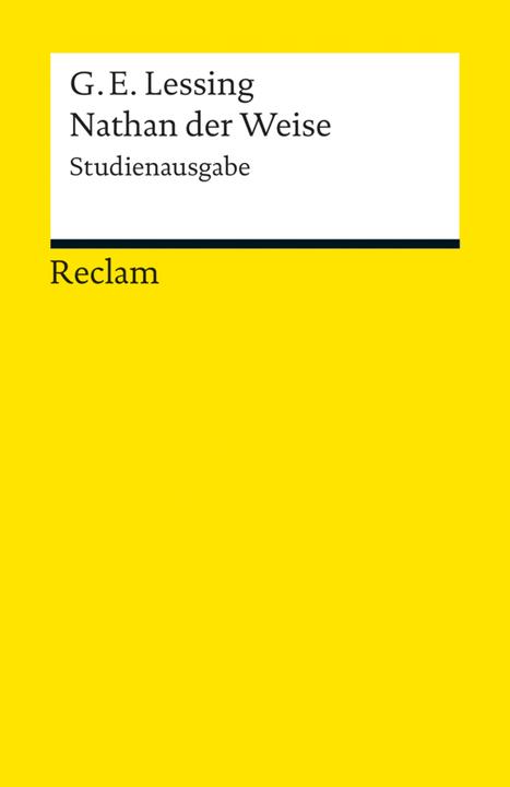 Immagine prodotto Nathan der Weise. Studienausgabe (Tedesco, Gotico Ephraim Lessing, 2013)