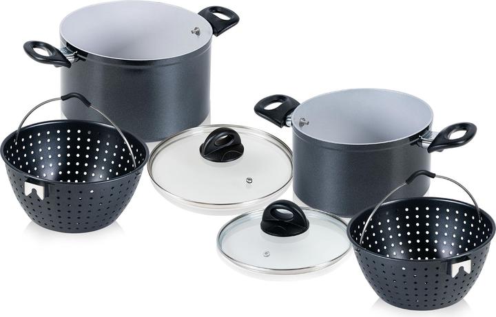 Genius Cerafit Magic Pot (24 cm, Kochtopf, Pfannenset + Topfset, Keramik)