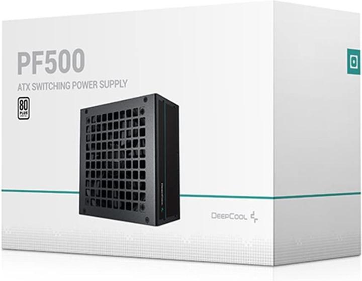 Actual product image Deepcool Power Supply PF500 (80+ White), 500 W (500 W)