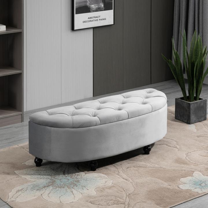 Actual product image Homcom Bench with storage space (120 cm)