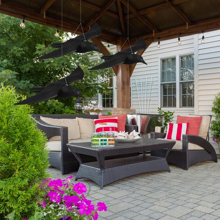 Immagine prodotto Relaxdays 3x deterrente per uccelli