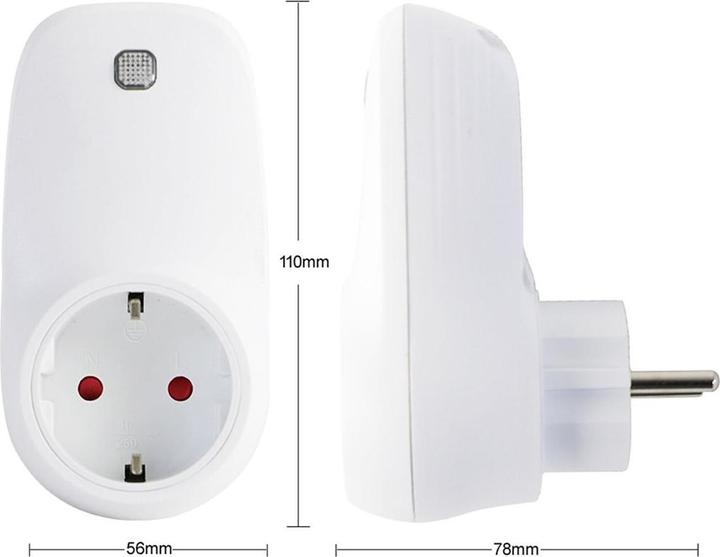 Actual product image Cronos WiFi socket thermostat for Grafen Basic / Carbon P800 and P1000 infrared heaters