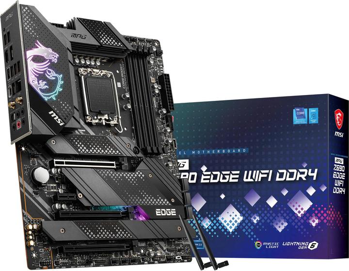 Produktbild MSI MPG Z690 Edge Wifi (LGA 1700, Intel Z690 (DDR4), ATX)