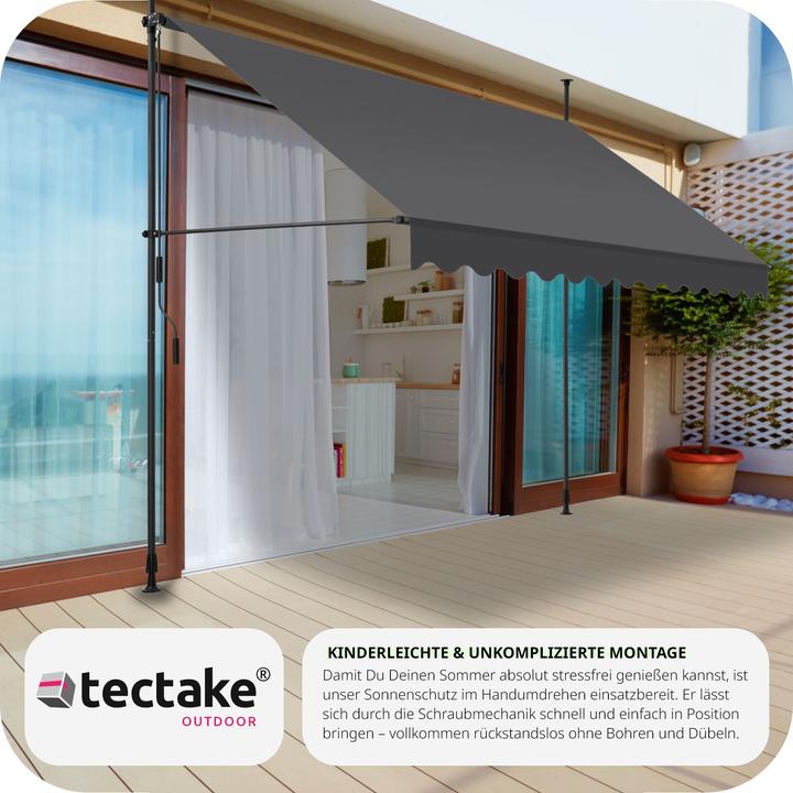 Immagine prodotto tectake Tenda da sole a morsetto (3 m)