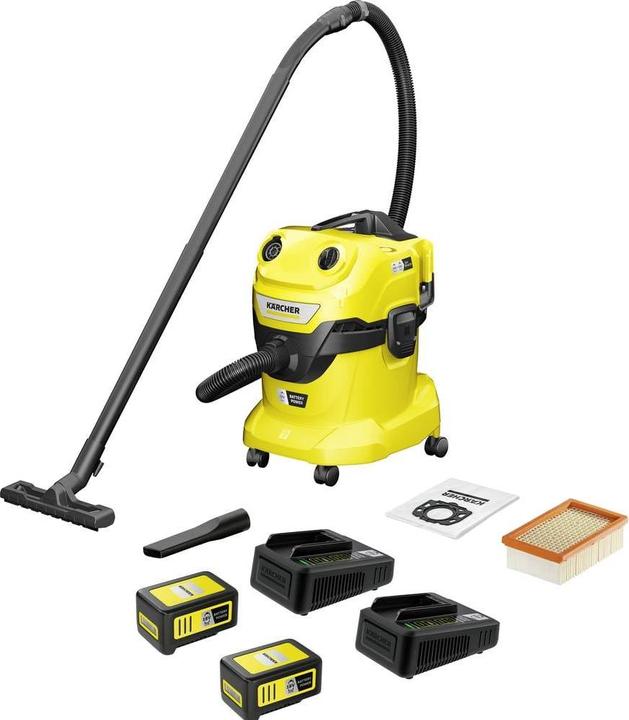 Kärcher WD 4-18 Dual Battery Se (Wet dry vacuum cleaner)