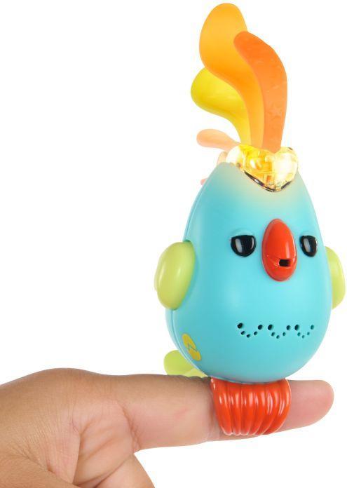 Produktbild WowWee Fingerlings Sweet Tweets Interactive Bird: Lionel, Record & Play Secret Messages, 40+ Sounds & React
