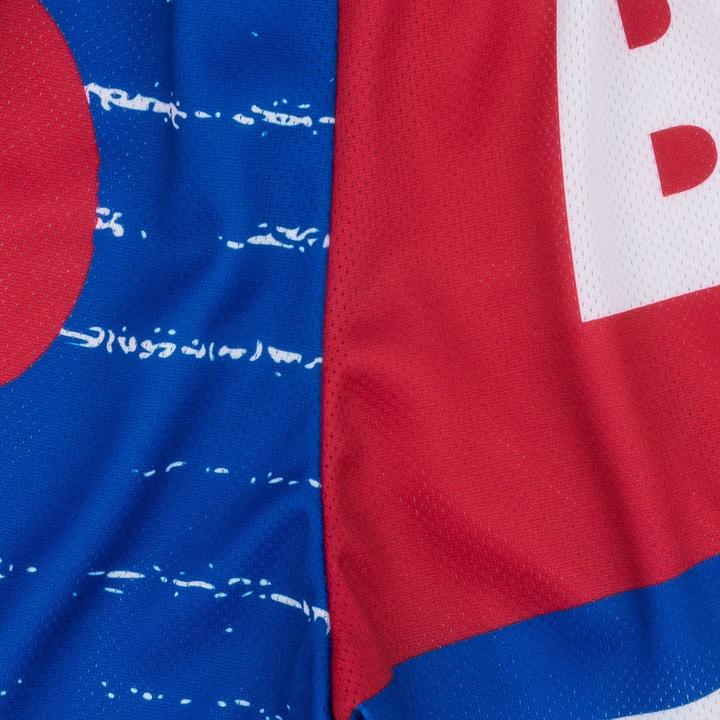 Actual product image Mitchell & Ness M&N Buffalo Bills JUMBOTRON 3.0 Basketball Shorts (S)