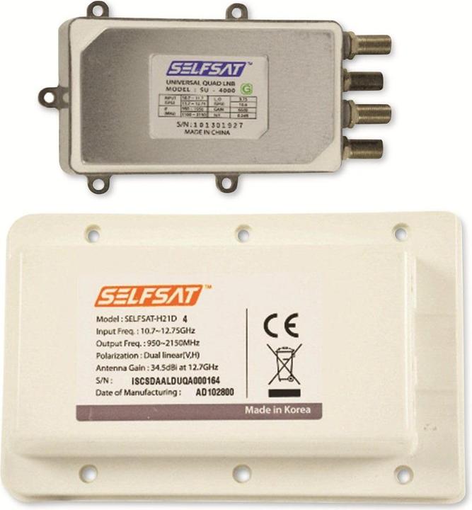 Actual product image Selfsat Self LDU4 - Quad LNB for H21 antennas (Quad LNB)