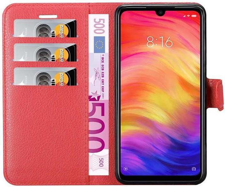 Actual product image Cadorabo Book with stand function cover (Xiaomi Redmi Note 7)