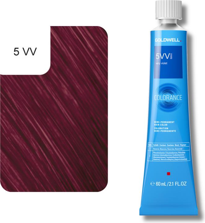 Image du produit Goldwell Colorance Tube Demi-Permanente (5VV très violet)