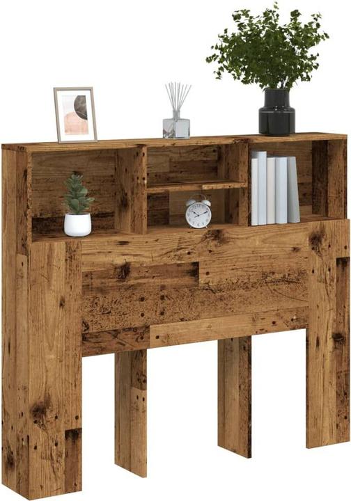 Immagine prodotto VidaXL Testiera del letto con ripiani look (120 x 19 x 103,5 cm)