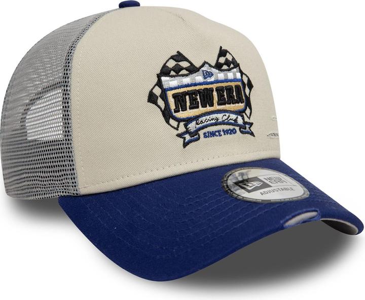Produktbild New Era Mesh Trucker Cap - Motorsport Racing Beige (One Size)