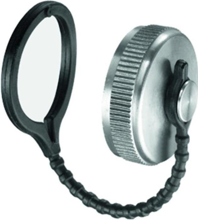 Schell Verschlusskappe mit Kette und Dichtscheibe, Messing 3/4Z 1/2Zoll