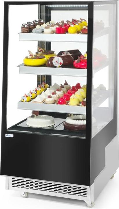 Produktbild Hendi Kühlvitrine - 300L mit 3 geneigten Regalen (300 l)