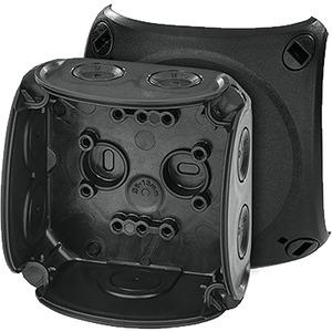 Immagine prodotto Hensel Scatola di derivazione per installazioni interne in nero IP66 con pressacavi a membrana DK 0200 B