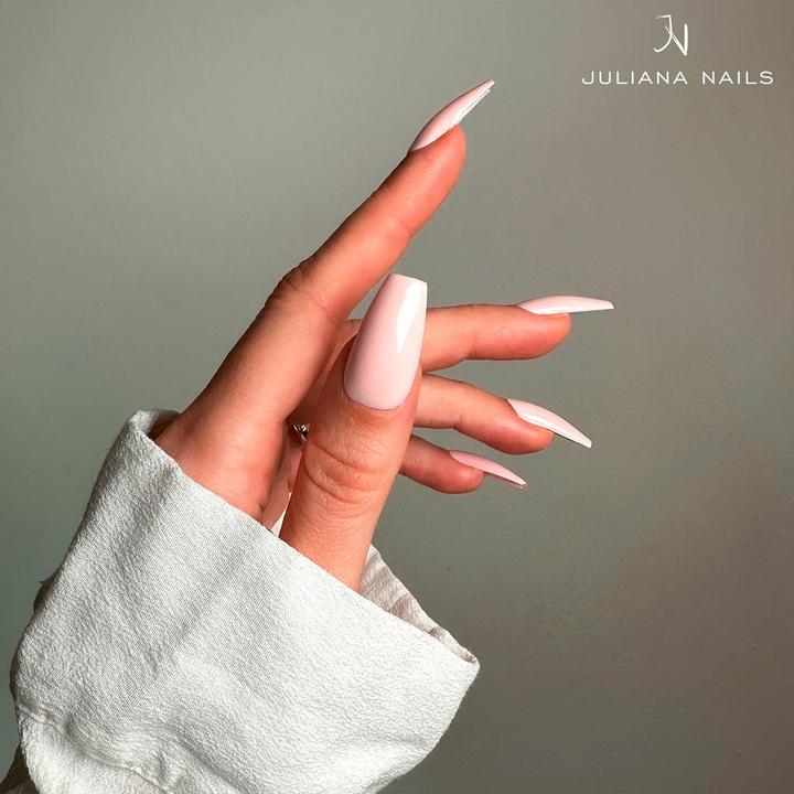 Immagine prodotto Juliana Nails No File - Press-On Fullcover Tips clear – Ballerina - medium (Unghie artificiali, Trasparente)
