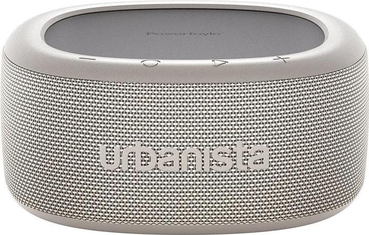 Produktbild Urbanista Malibu Desert Gray Tragbarer Bluetooth Lautsprecher mit Solarzelle (24 h, Solarenergie)