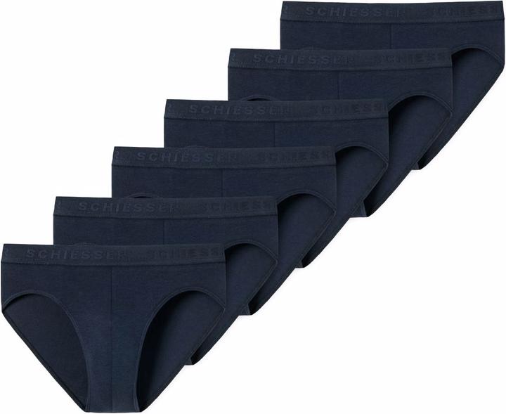 Immagine prodotto Schiesser Confezione di 6 slip / mutande in cotone biologico 95/5 per ragazzi (152, confezione da 6)