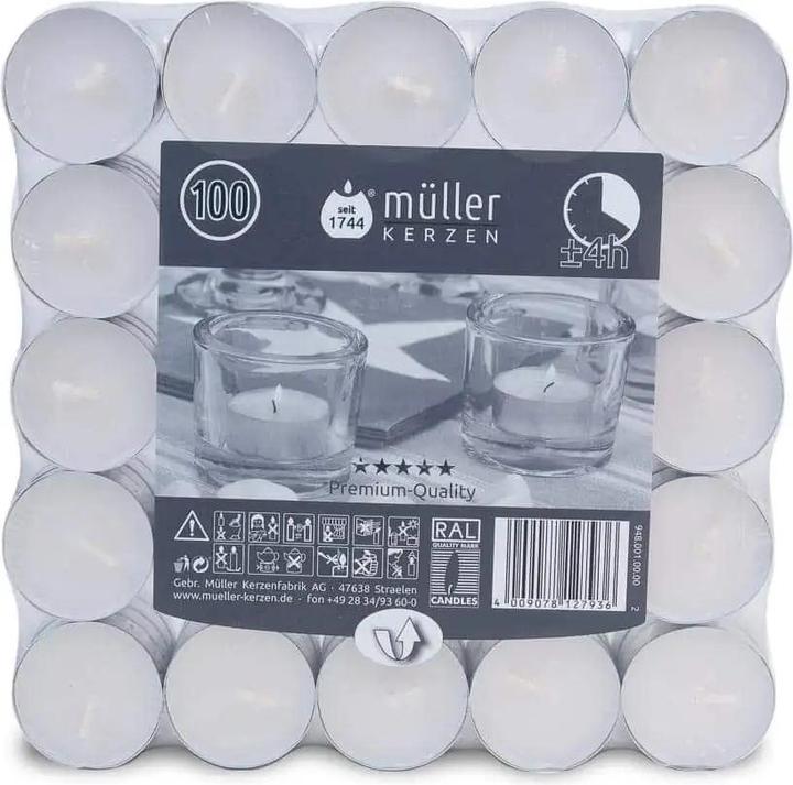 Produktbild müller Kerzen Teelichter (100 Stk.)