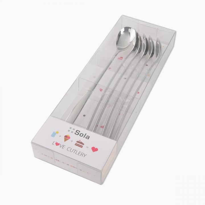 Image du produit Sola Cuillère à latte macchiato avec coeur (6 pièce(s), Scoops)