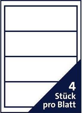 Immagine prodotto Soennecken Etichetta per cartelle 66309 wide/short sk bianco 400 pz./pack.