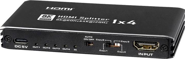Produktbild myWall My Wall 8K HDMI Splitter 1 in 4 out HDMI-Splitter