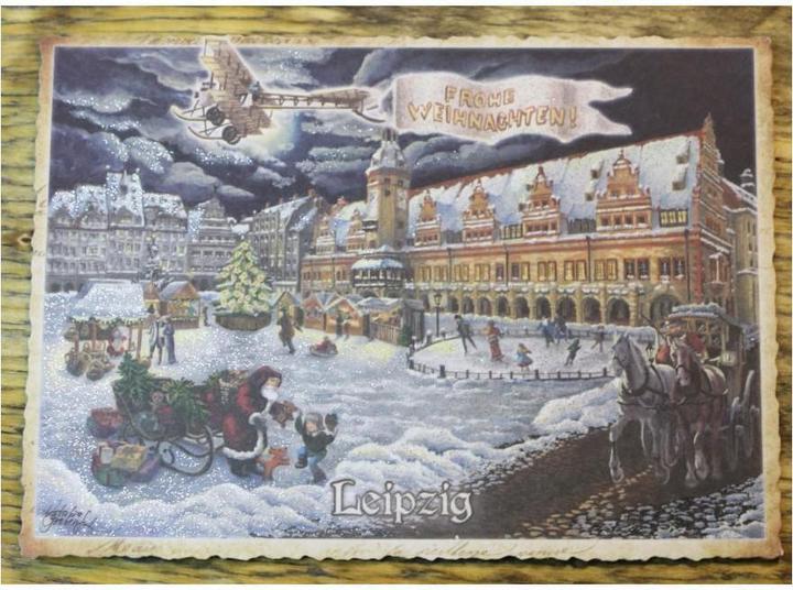 Image du produit Pappnoptikum 5035 - postcard Christmas market (with mica)
