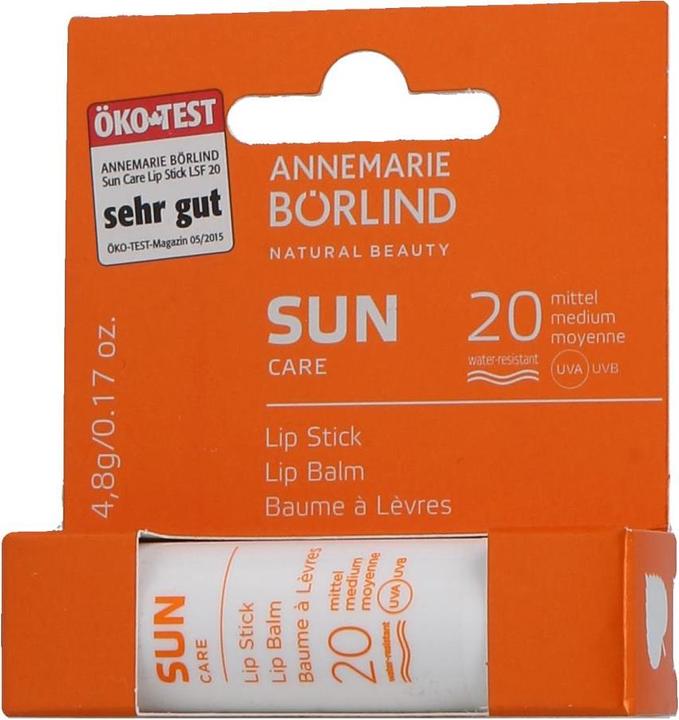 Actual product image Annemarie Börlind Sun Lip Stick (Suntan cream, SPF 20, 5 ml, 4.80 g)