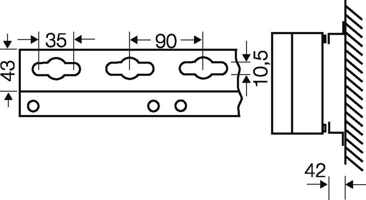 Produktbild Hensel Montageschiene FP MS 1 ENYSTAR