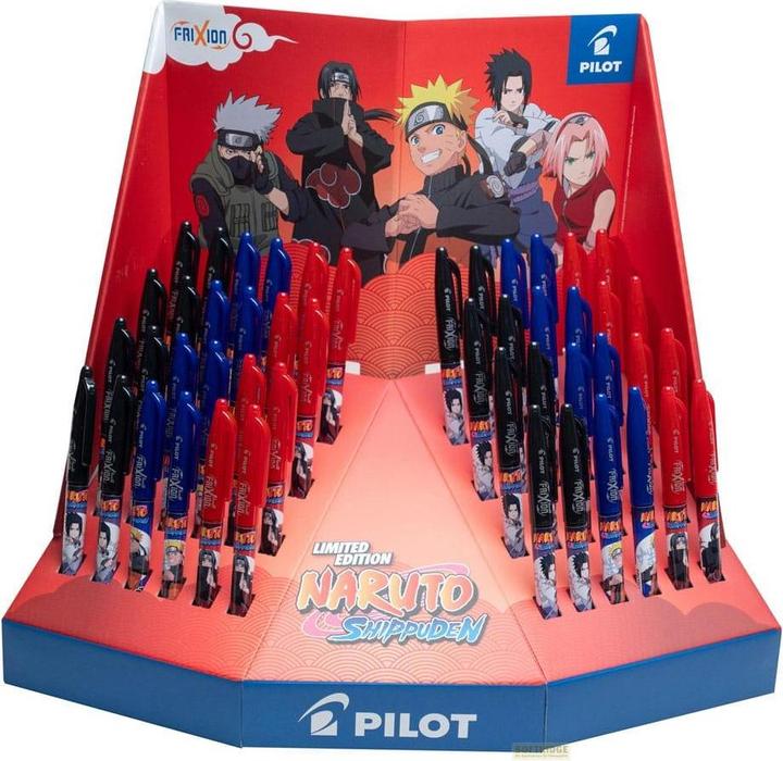Image du produit Pilot Stylo à bille Naruto Shippuden FriXion Ball Naruto Limited Edition LE 0.7 (48) (Bleu, Noir, Rouge, 48 x)