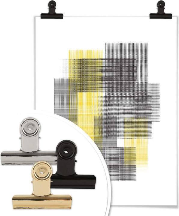 Produktbild Trenddeko Yellow grid (80 x 100 cm)
