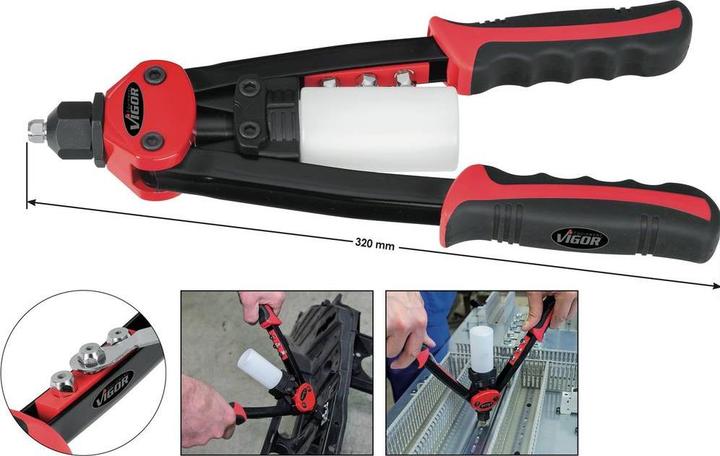 Actual product image Vigor Blind riveting pliers 320 mm V2788 (320 mm)