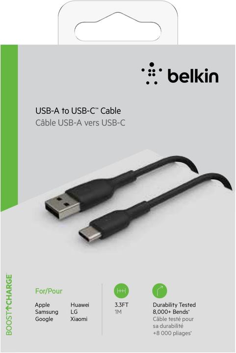Produktbild Belkin USB A – USB C (1 m, USB 2.0)