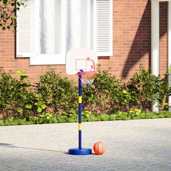Immagine prodotto VidaXL Canestro con supporto, palla e pompa Regolabile 90/121 cm