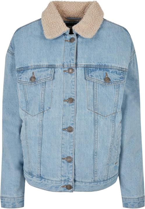 Urban Classics Ladies Oversized Sherpa Denim Jacket - 19395 (XXL)