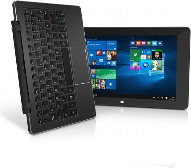 Produktbild Trekstor SurfTab duo W1 WiFi DE-Layout (10.10", Intel Atom x5-Z8300, 2 GB, 32 GB, DE)