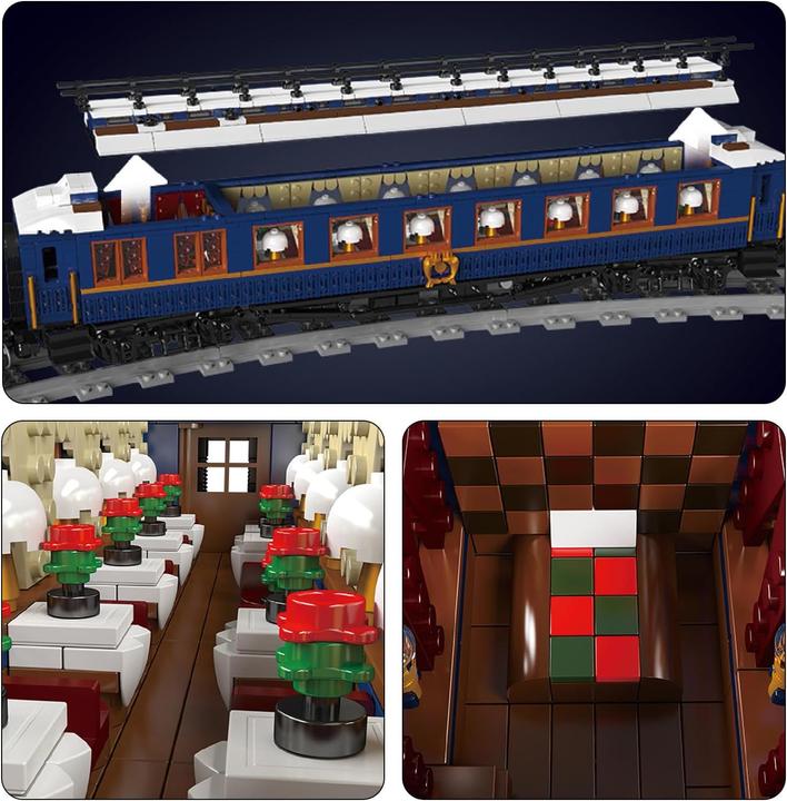 Produktbild Mould King Orient Express - SNCF 231 Dampflokomotiven Set