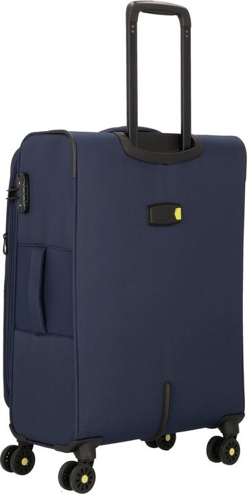 D&N Travel Line 9704 4 Rollen Kofferset 3-teilig mit Dehnfalte (220 l, XL (ab 115l))