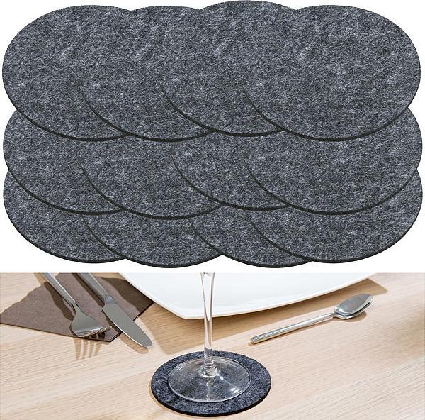 Image du produit Rosenstein & Söhne Dessous de plat en feutre (12 x)