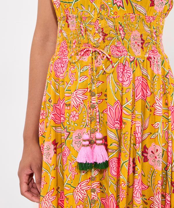 Produktbild Joe Browns Petite Button Front Floral Print Tassel Maxi Dress
