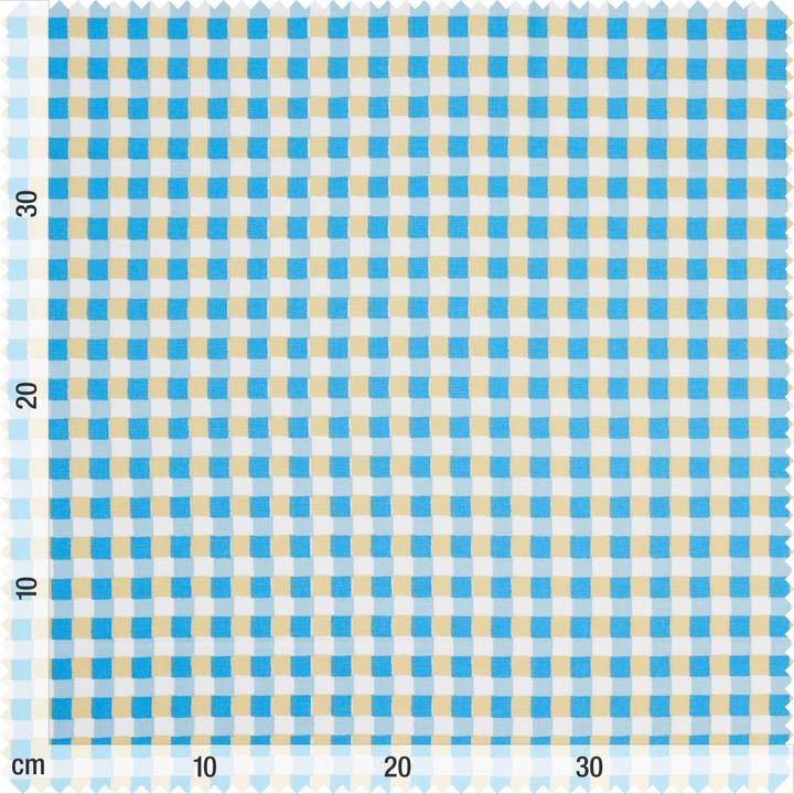 Nährwerte und Zutaten VBS Baumwoll-Stoff "Karo-Blau" Acryl beschichtet, 145 cm breit, Meterware
