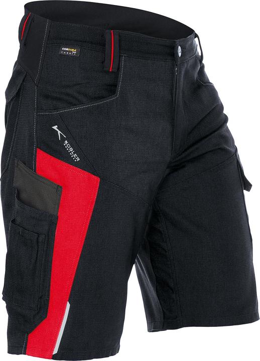 Produktbild Kübler Shorts BODYFORCE schwarz/mittelrot Form 2425 Grösse 66 (66)