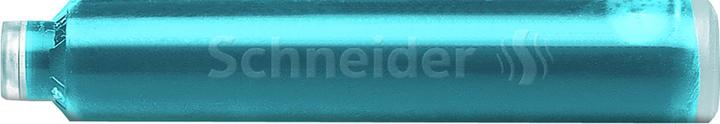Actual product image Schneider Ink cartridge Callissima 6 pieces, Bermuda Blue (ink cartridges, Blue)