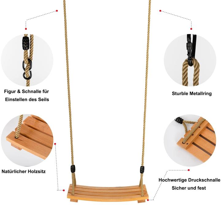 Immagine prodotto Yaersi Seggiolino in legno fino a 100 kg